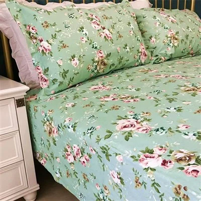100% Polyester Twill Peach Bedsheet