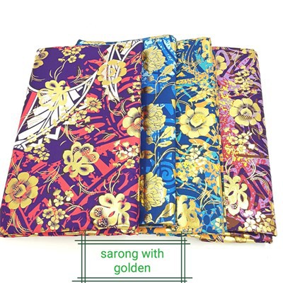 Print Microfiber Sarong Fabric
